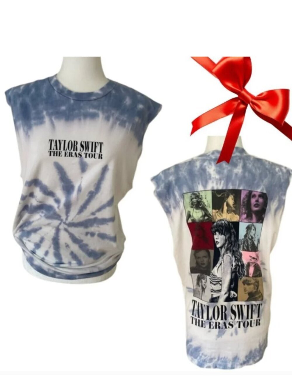 💖 New Taylor Swift Eras Tour Sleeveless Tie-Dye Tank Top – 100% Cotton – Size M